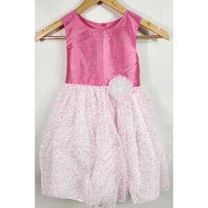 Marmellata Girls Fancy Pink Tulle Dress Size 6X
